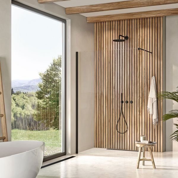 Scudo 10mm Glass Panel Without Wall Profile 70mm - MINPAN700NP - TAP 'N' SHOWER