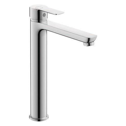 Duravit D - Code Single Lever Large FreshStart Basin Mixer w/ MinusFlow - Chrome - DC1043002010 - TAP 'N' SHOWER