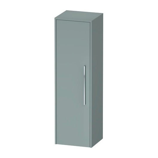 Duravit D - Code 1 Door Left Opening Semi - Tall Cabinet 1320 x 400mm - Fjord Green - DC1338L10HG0000 - TAP 'N' SHOWER