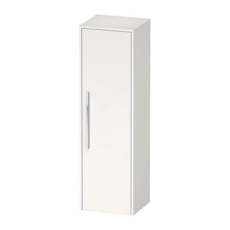Duravit D - Code1 Door Right Opening Semi - Tall Cabinet 1320 x 400mm - Matt White - DC1338R10180000 - TAP 'N' SHOWER