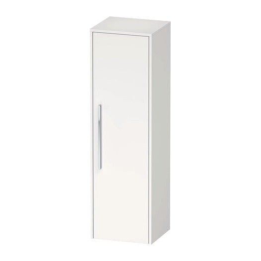 Duravit D - Code1 Door Right Opening Semi - Tall Cabinet 1320 x 400mm - Matt White - DC1338R10180000 - TAP 'N' SHOWER