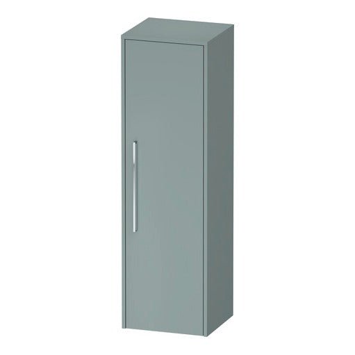 Duravit D - Code 1 Door Right Opening Semi - Tall Cabinet 1320 x 400mm - Fjord Green - DC1338R10HG0000 - TAP 'N' SHOWER