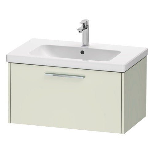 Duravit D - Code 1 Drawer Wall Hung Vanity Unit 784mm x 460mm - Pale Green - DC4667010HH0000 - TAP 'N' SHOWER