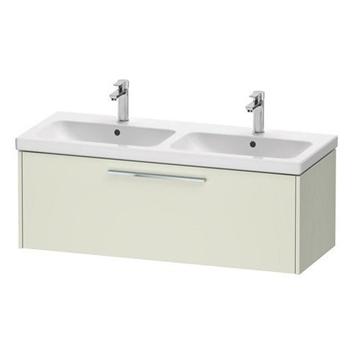 Duravit D - Code 1 Drawer Wall Hung Vanity Unit 1184mm x 460mm - Pale Green - DC4669010HH0000 - TAP 'N' SHOWER