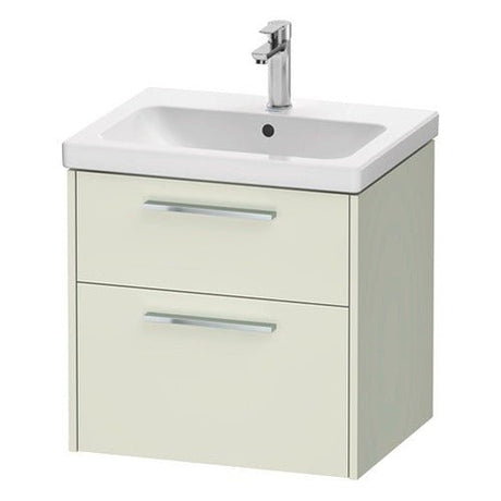 Duravit D - Code 2 Drawer Wall Hung Vanity Unit 584mm x 460mm - Pale Green - DC4670010HH0000 - TAP 'N' SHOWER