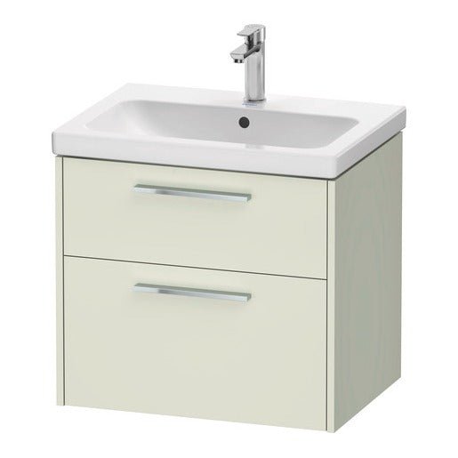 Duravit D - Code 2 Drawer Wall Hung Vanity Unit 634mm x 460mm - Pale Green - DC4671010HH0000 - TAP 'N' SHOWER