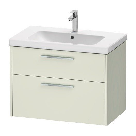 Duravit D - Code 2 Drawer Wall Hung Vanity Unit 784mm x 460mm - Pale Green - DC4672010HH0000 - TAP 'N' SHOWER