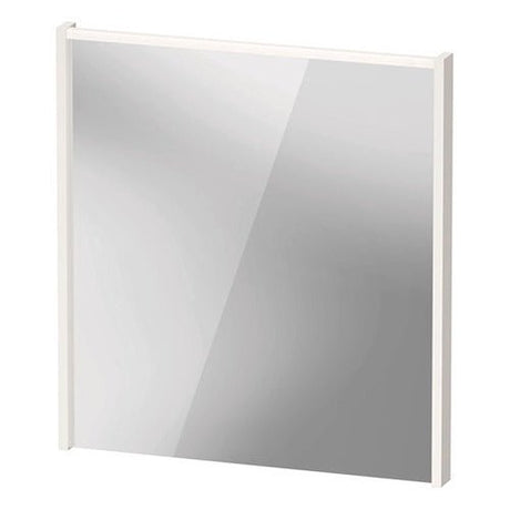 Duravit D - Code Illuminated Mirror 650mm x 700mm - Gloss White - DC7076022220000 - TAP 'N' SHOWER