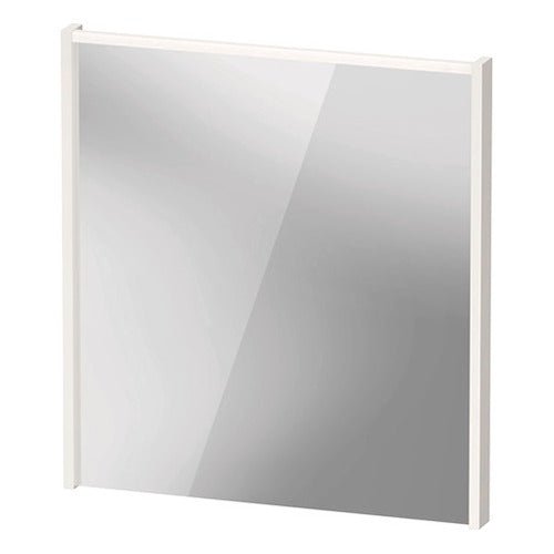 Duravit D - Code Illuminated Mirror 650mm x 700mm - Gloss White - DC7076022220000 - TAP 'N' SHOWER