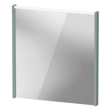 Duravit D - Code Illuminated Mirror 650mm x 700mm - Fjord Green - DC70760HGHG0000 - TAP 'N' SHOWER