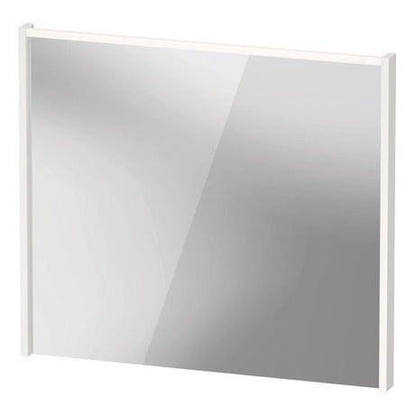 Duravit D - Code Illuminated Mirror 800mm x 700mm - Matt White - DC7077018180000 - TAP 'N' SHOWER