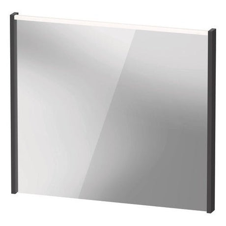 Duravit D - Code Illuminated Mirror 800mm x 700mm - Matt Graphite - DC7077049490000 - TAP 'N' SHOWER
