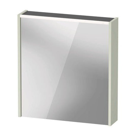 Duravit D - Code Illuminated Right Opening Mirror Cabinet 650mm x 700mm - Pale Green - DC7105RHHHH3000 - TAP 'N' SHOWER