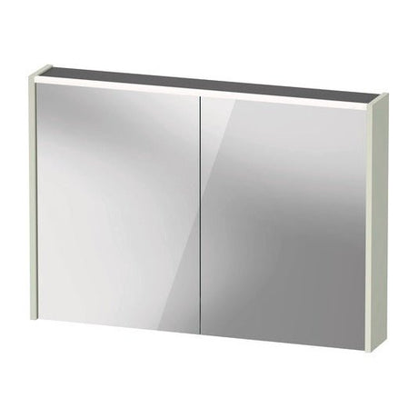 Duravit D - Code Illuminated 2 Door Mirror Cabinet 1000mm x 700mm - Pale Green - DC71070HHHH3000 - TAP 'N' SHOWER
