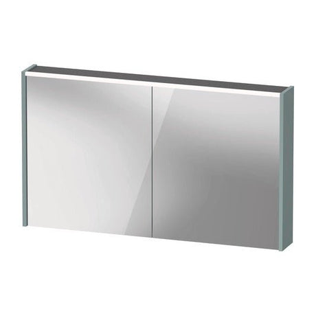 Duravit D - Code Illuminated 2 Door Mirror Cabinet 1200mm x 700mm - Fjord Green - DC71080HGHG3000 - TAP 'N' SHOWER