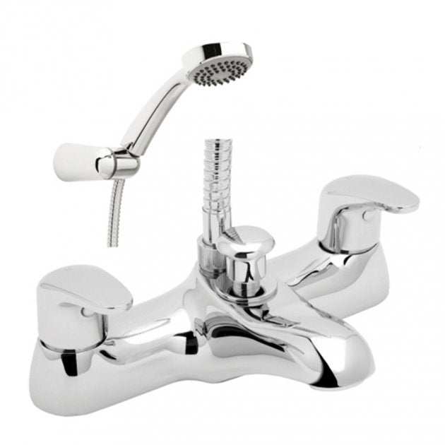 Deva Adore Chrome Deck Mounted Bath Shower Mixer Tap - ADORE106
