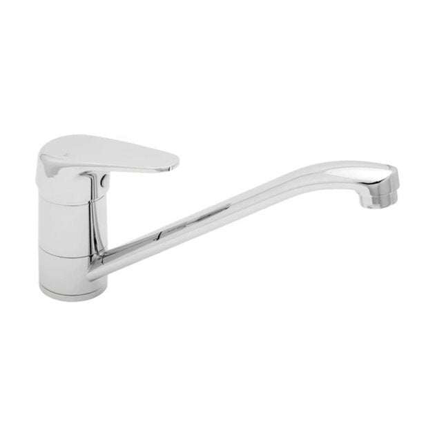 Deva Adore Swivel Spout Mono Kitchen Sink Mixer Tap - Chrome - ADORE171F - TAP 'N' SHOWER