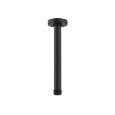 Deva 200mm Length Ceiling Mounted Shower Arm - Matte Black - ARMC05BK