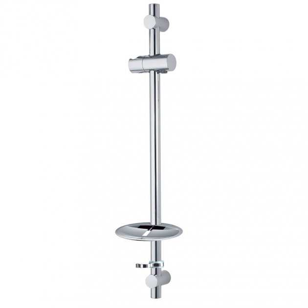 Deva Adjustable Chrome Riser Rail with Bracket - SPE15