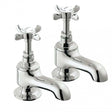 Deva Coronation Traditional Bath Taps Pair - Chrome - CR20