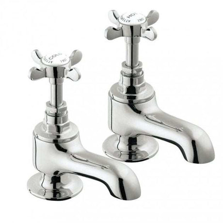 Deva Coronation Traditional Bath Taps Pair - Chrome - CR20