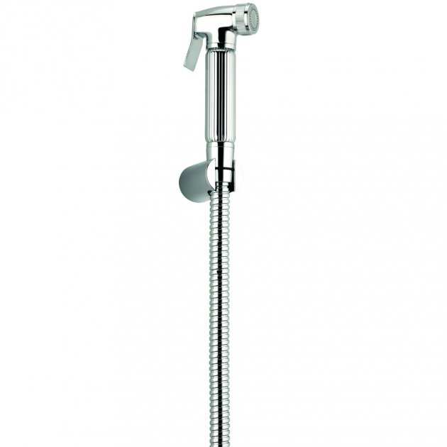 Deva Douche Kit with Brass Handset Hose and Plastic Wall Bracket - SHA02 - TAP 'N' SHOWER