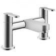 Deva Ethos Modern Pillar Mounted Bath Filler Tap - Chrome - ETH108
