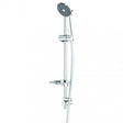 Deva Kiri Satinjet Chrome Shower Kit with 1m Rail - K1MSK