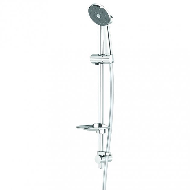 Methven Kiri Satinjet Shower Kit with 1m Rail - Chrome - K1MSK - TAP 'N' SHOWER