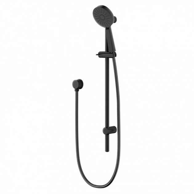 Deva Krome Matte Black - 3 - Function Shower Kit - KMKITBK - TAP 'N' SHOWER