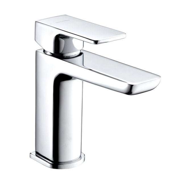Deva Wai Modern Mini Basin mixer tap in chrome with single lever and contemporary design