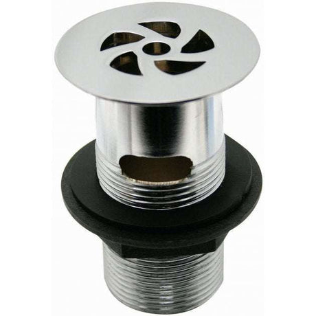 Deva Slotted  Chrome Basin Waste - WSTGR114S