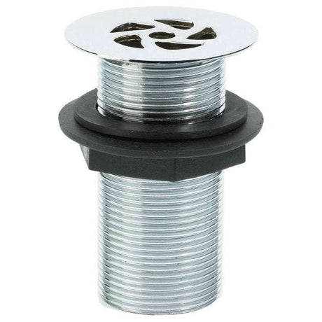 Deva Unslotted Chrome Basin Waste - For Basins with No Overflow - WSTGR114UNS