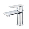 Deva Zonos Single Lever Modern Mini Mono Basin Mixer Tap in chrome finish