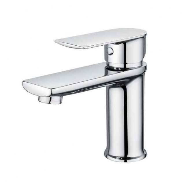Deva Zonos Single Lever Modern Mini Mono Basin Mixer Tap in chrome finish