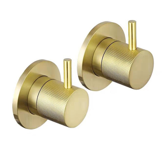 JTP Vos Wall Valves - Brushed Brass - DH23089BBR