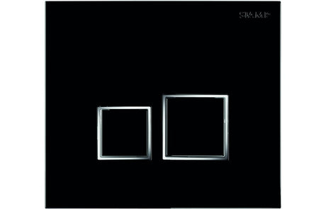 Prystine Lancaster Flushplate - Black - PRIS100756 - TAP 'N' SHOWER