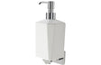 Prystine Vallejo Wall Mounted Soap Dispenser - Chrome & White - PRIS101670 - TAP 'N' SHOWER