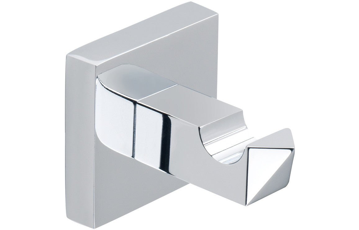Prystine Vallejo Robe Hook - Chrome - PRIS101672 - TAP 'N' SHOWER