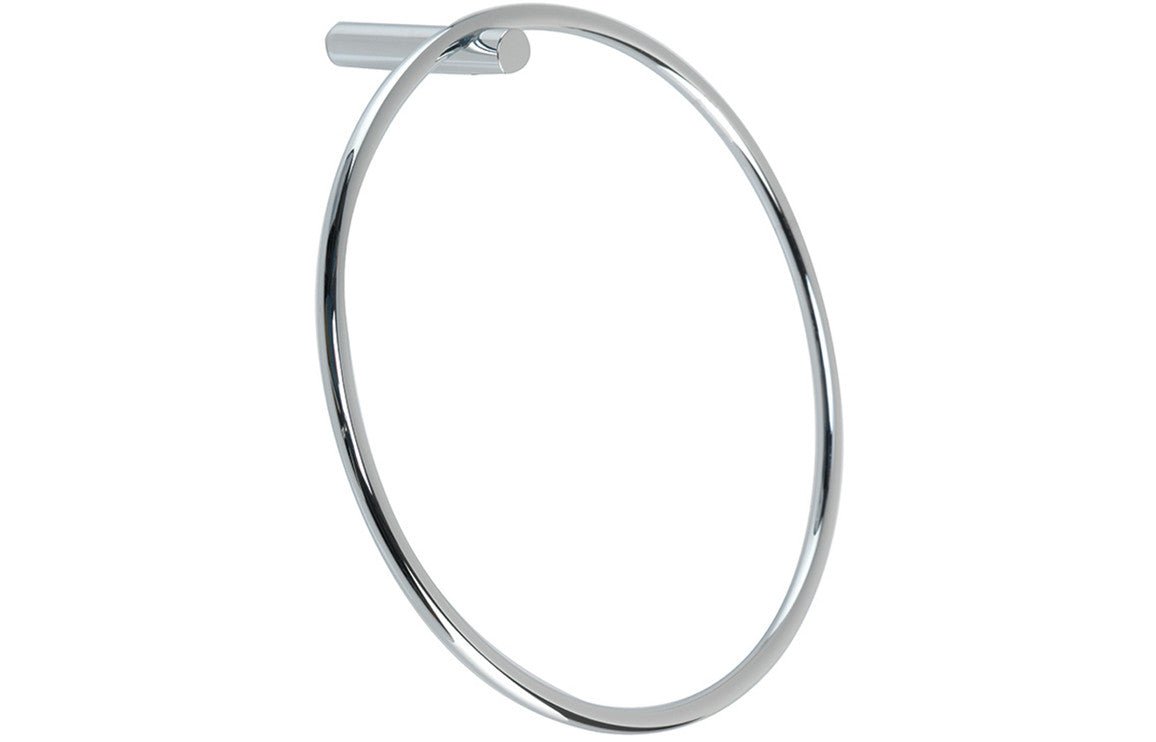 Prystine Brownsville Towel Ring - Chrome - PRIS101675 - TAP 'N' SHOWER