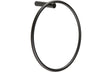 Prystine Brownsville Towel Ring - Black - PRIS101682 - TAP 'N' SHOWER
