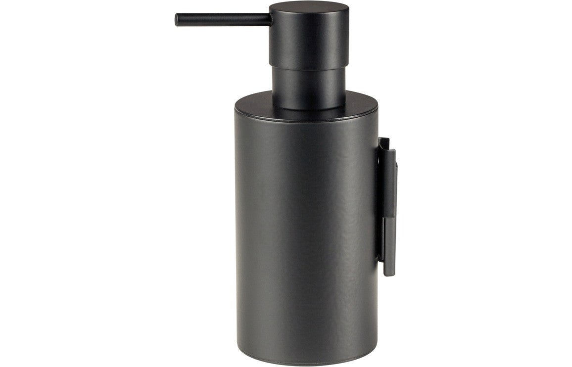 Prystine Brownsville Wall Mounted Soap Dispenser - Black - PRIS101684 - TAP 'N' SHOWER