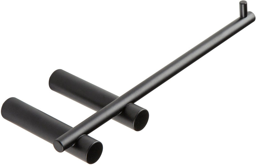 Prystine Brownsville Toilet Roll Holder - Black - PRIS101686 - TAP 'N' SHOWER