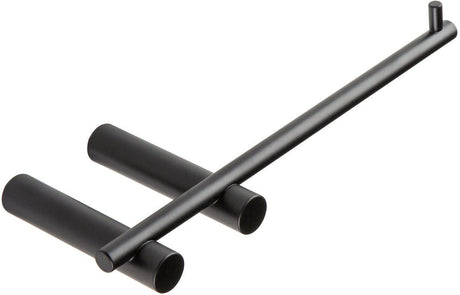Prystine Brownsville Toilet Roll Holder - Black - PRIS101686 - TAP 'N' SHOWER