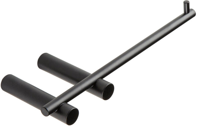 Prystine Brownsville Toilet Roll Holder - Black - PRIS101686 - TAP 'N' SHOWER