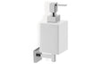 Prystine Arbor Wall Mounted Soap Dispenser - Chrome & White - PRIS101692 - TAP 'N' SHOWER
