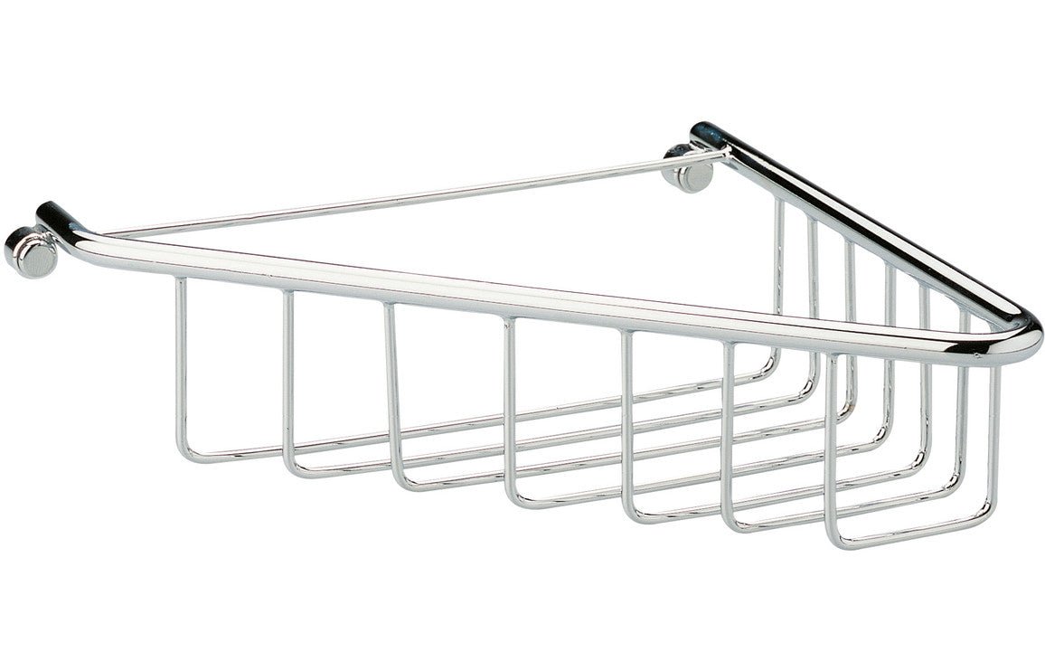 Prystine Blink 1 - Tier Corner Shower Caddy - Chrome - PRIS101696 - TAP 'N' SHOWER
