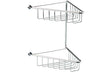 Prystine Blink 2 - Tier Corner Shower Caddy - Chrome - PRIS101697 - TAP 'N' SHOWER