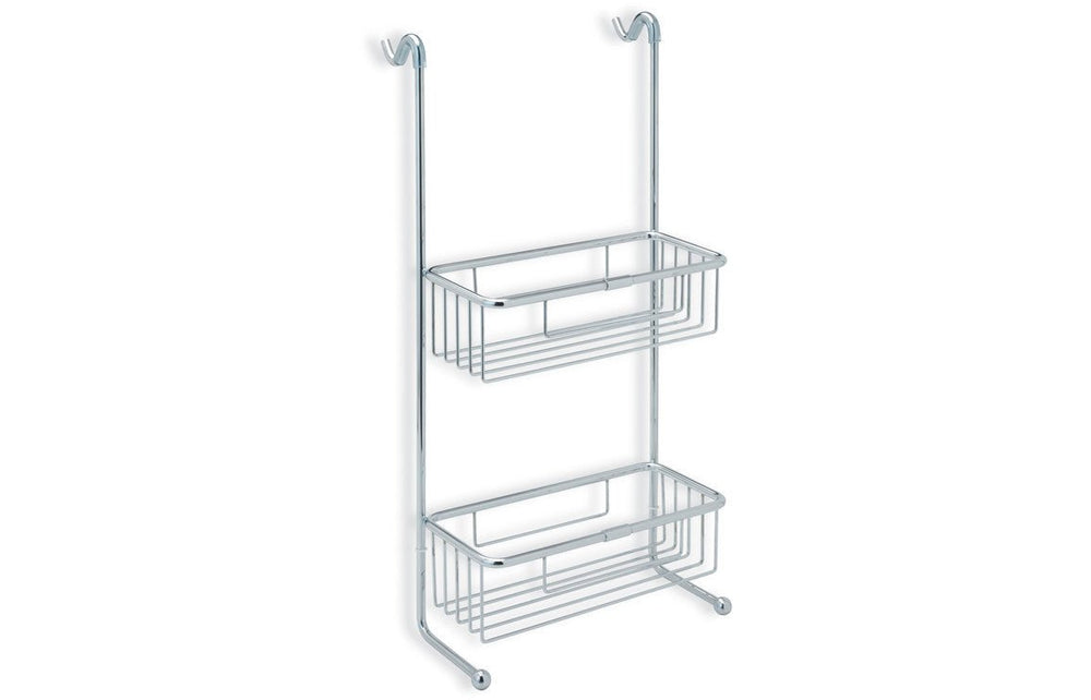 Prystine Chattan 2 - Tier Shower Caddy - Chrome - PRIS101700 - TAP 'N' SHOWER