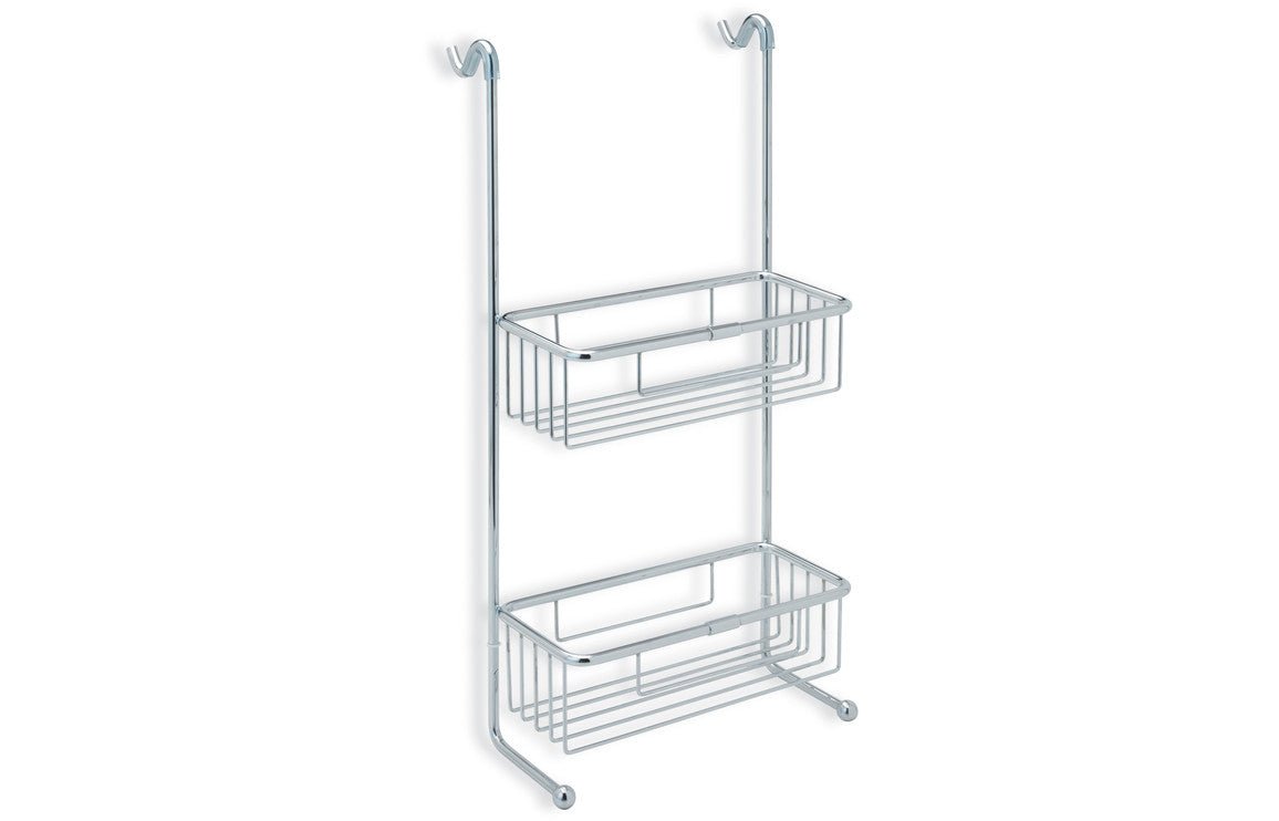 Prystine Chattan 2 - Tier Shower Caddy - Chrome - PRIS101700 - TAP 'N' SHOWER